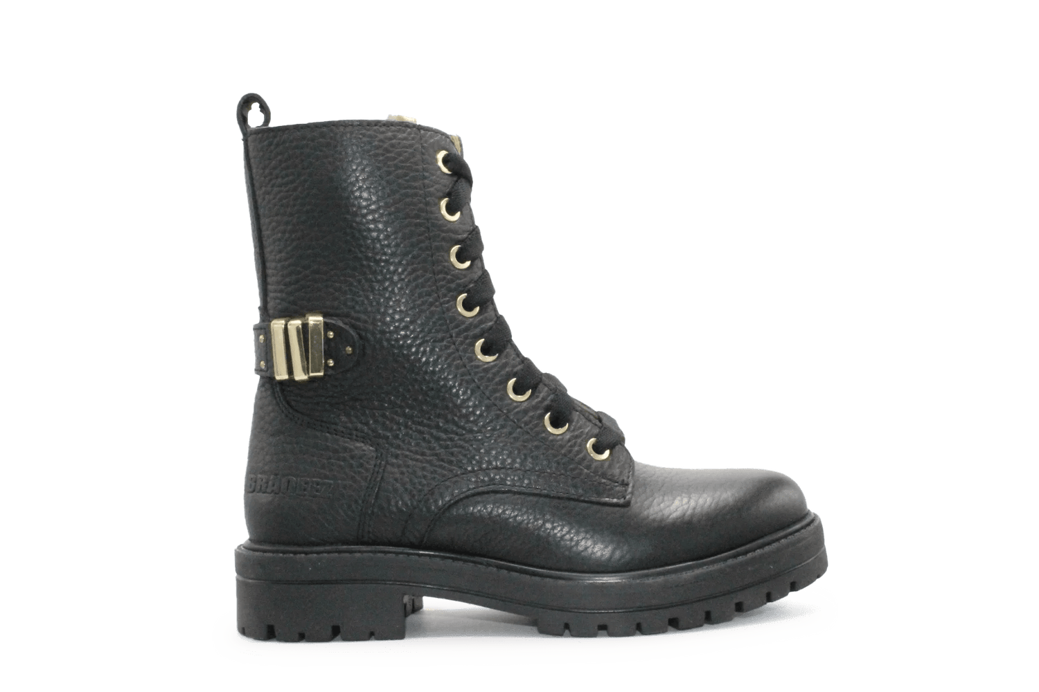 Braqeez laeh Laep Meisjes Boots - Zwart - hatshoe