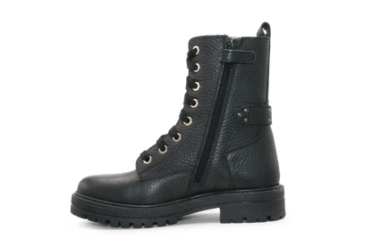 Braqeez laeh Laep Meisjes Boots - Zwart - hatshoe