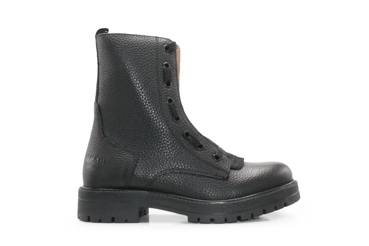 Braqeez Lieve Leap Biker Boots - Zwart - hatshoe