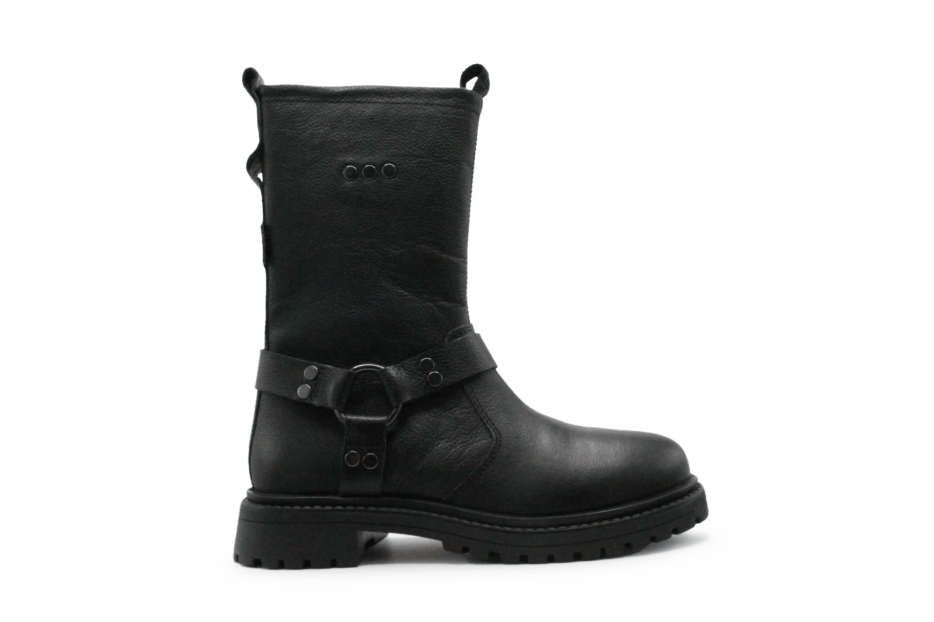 Braqeez Mave Miles Biker Boots - Zwart
