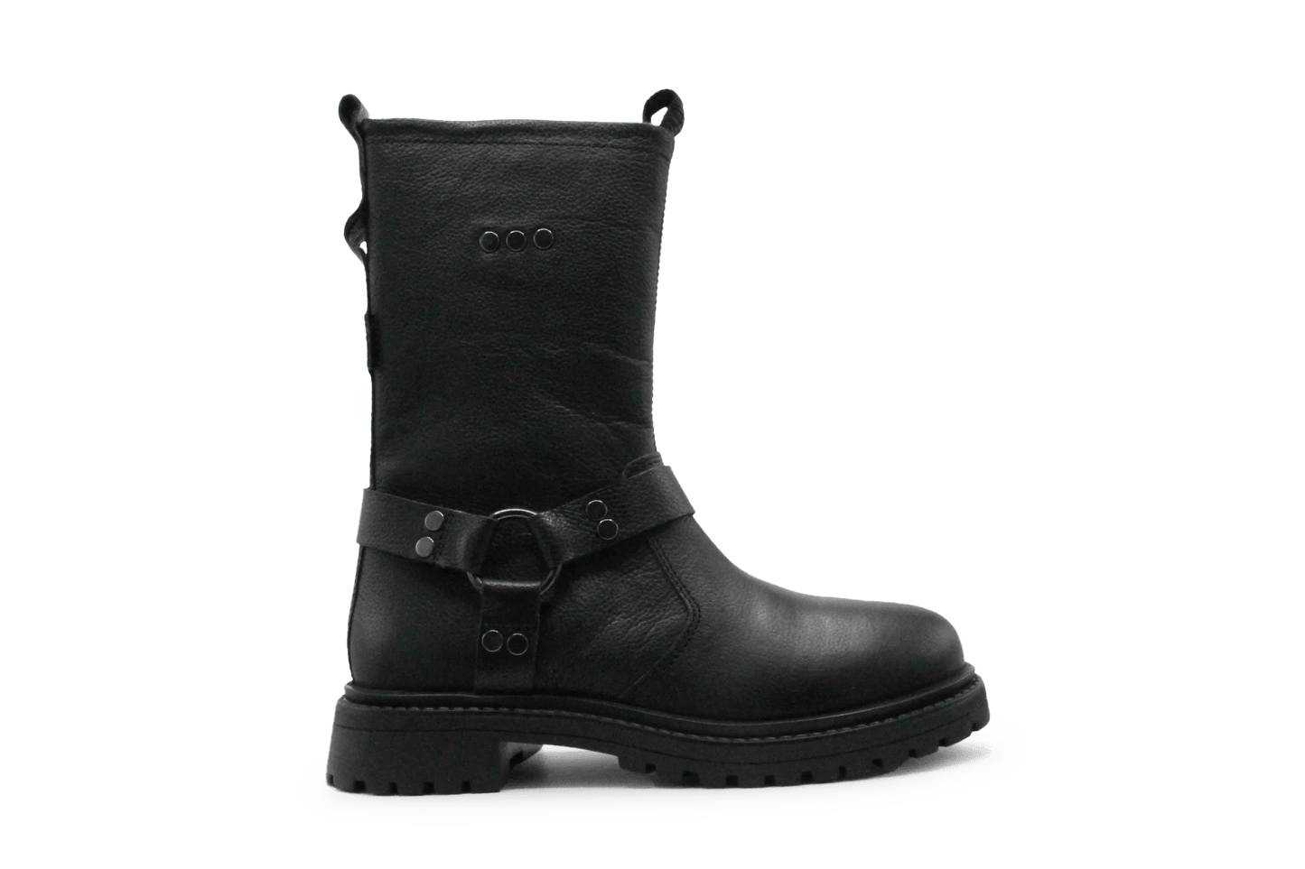 Braqeez Mave Miles Biker Boots - Zwart - hatshoe