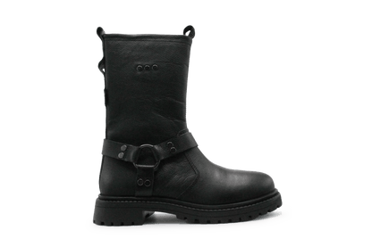 Braqeez Mave Miles Biker Boots - Zwart - hatshoe
