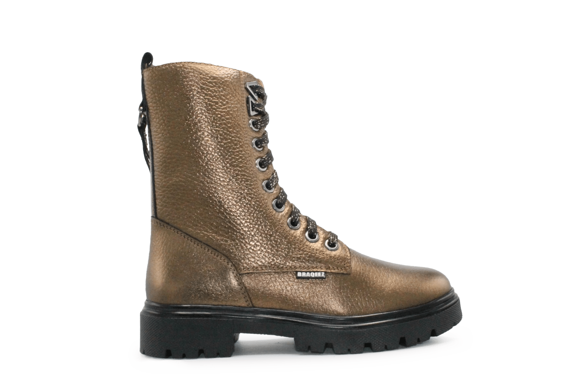 Braqeez Mave Moxie Biker Boots - Brons