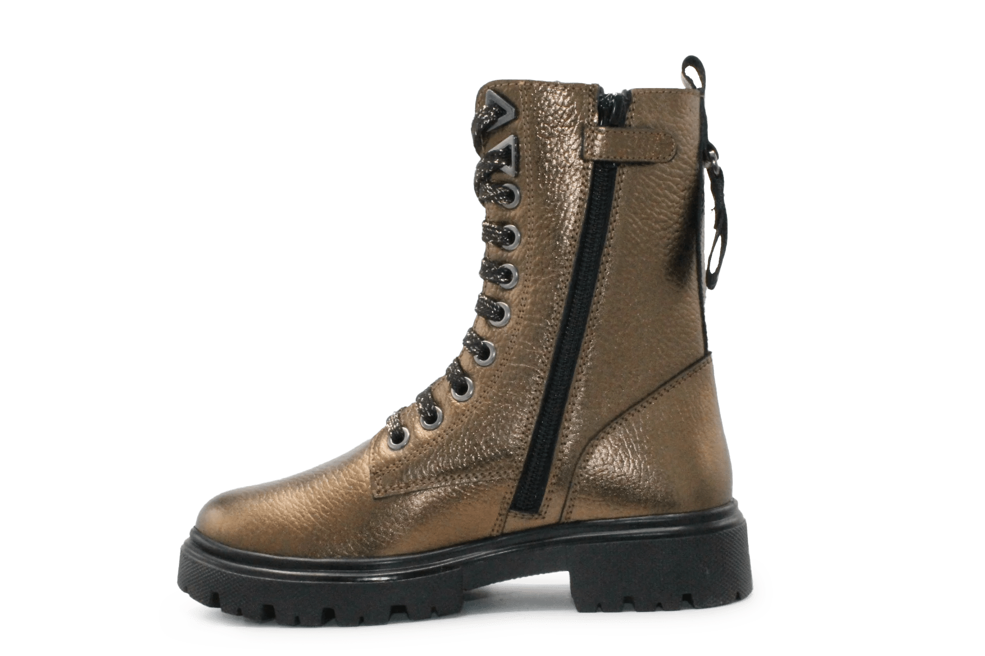 Braqeez Mave Moxie Biker Boots - Brons