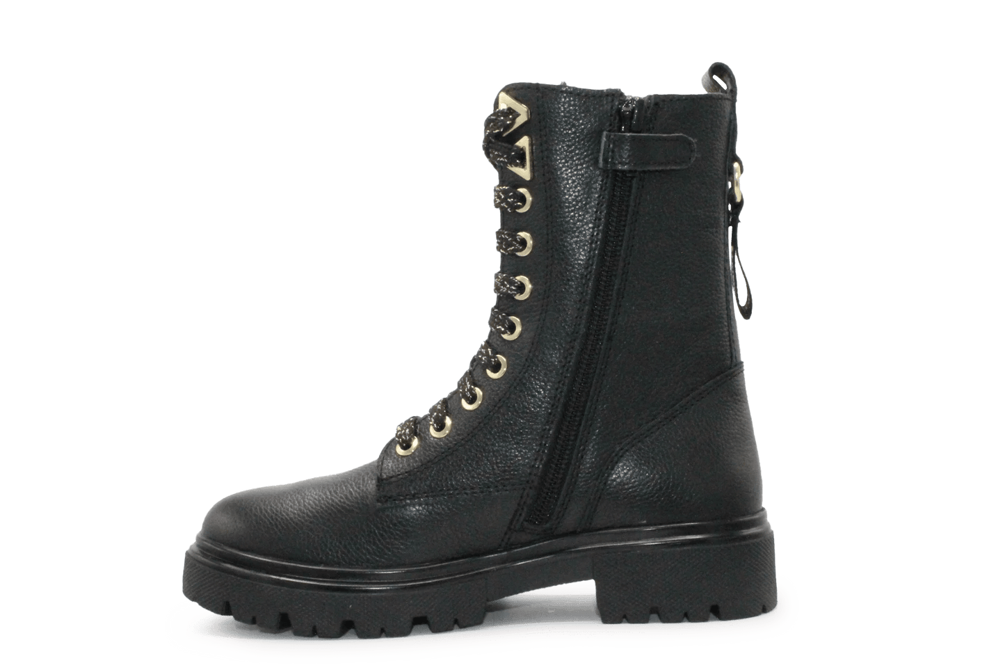 Braqeez Mave Moxie Biker Boots - Zwart - hatshoe