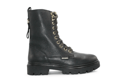 Braqeez Mave Moxie Biker Boots - Zwart - hatshoe