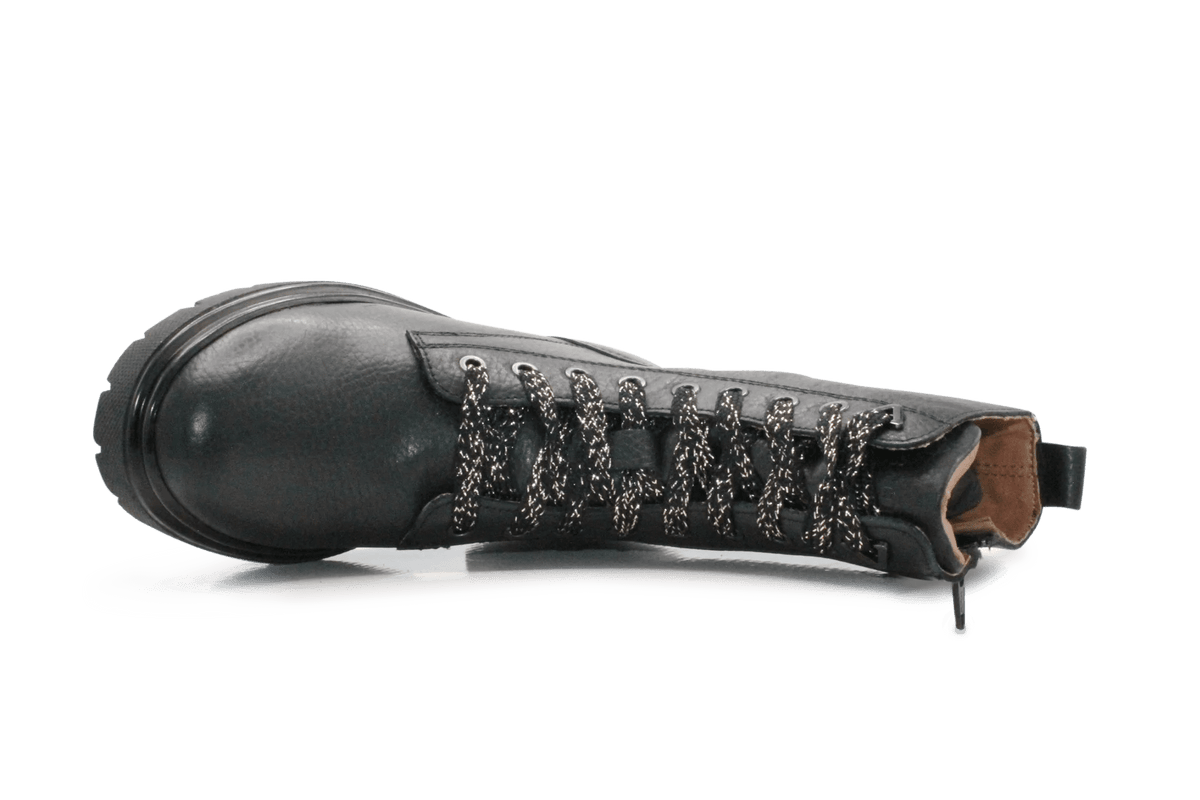 Braqeez Mayla Moxie Biker Boots - Zwart - hatshoe