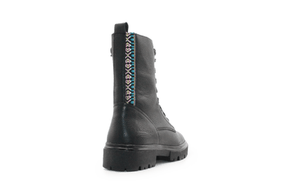 Braqeez Mayla Moxie Biker Boots - Zwart - hatshoe
