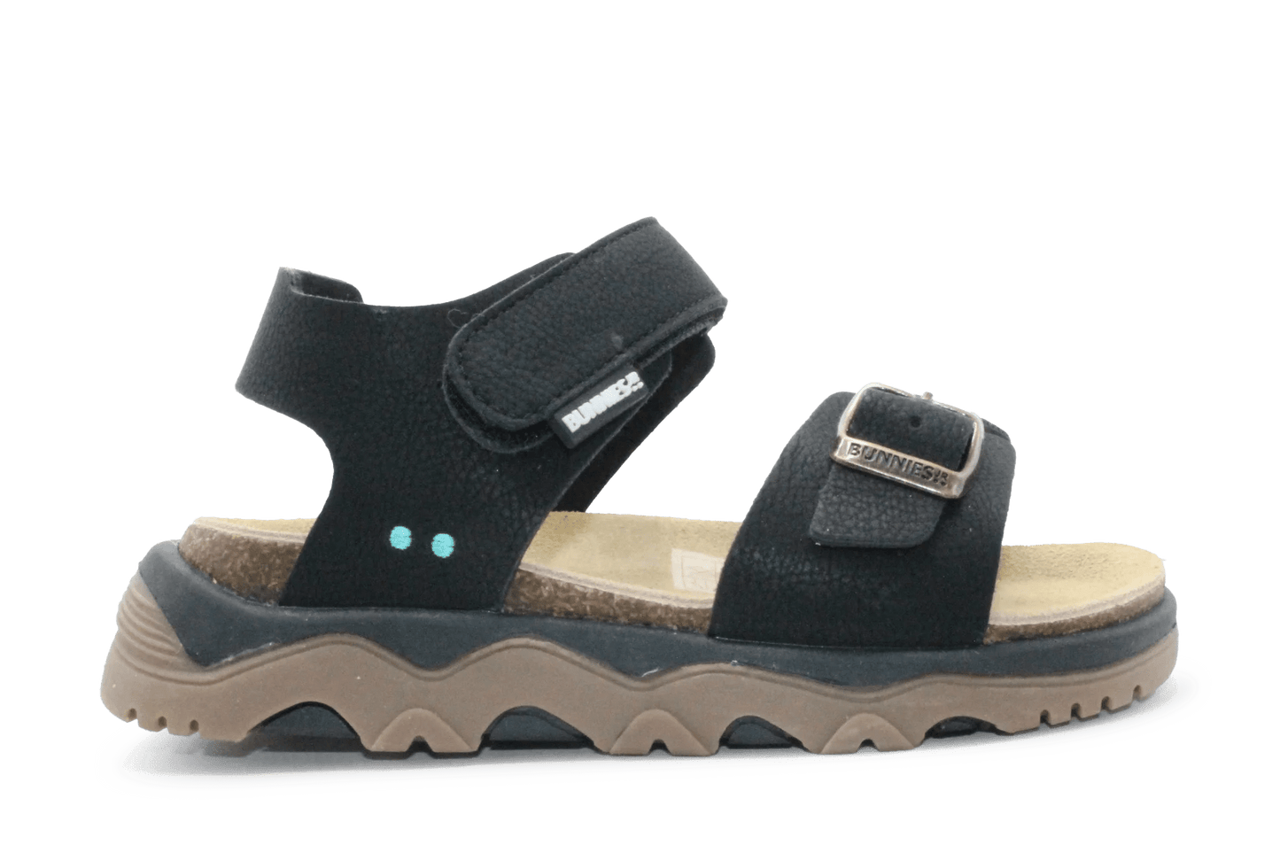 Bunnies Sandaal Raf Rock - Zwart - hatshoe