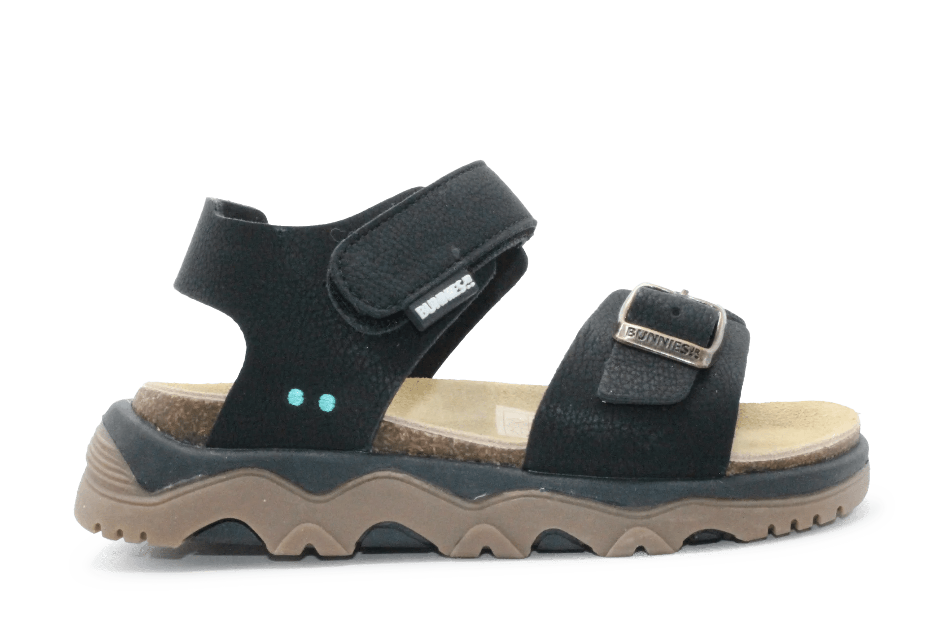 Bunnies Sandaal Raf Rock - Zwart - hatshoe