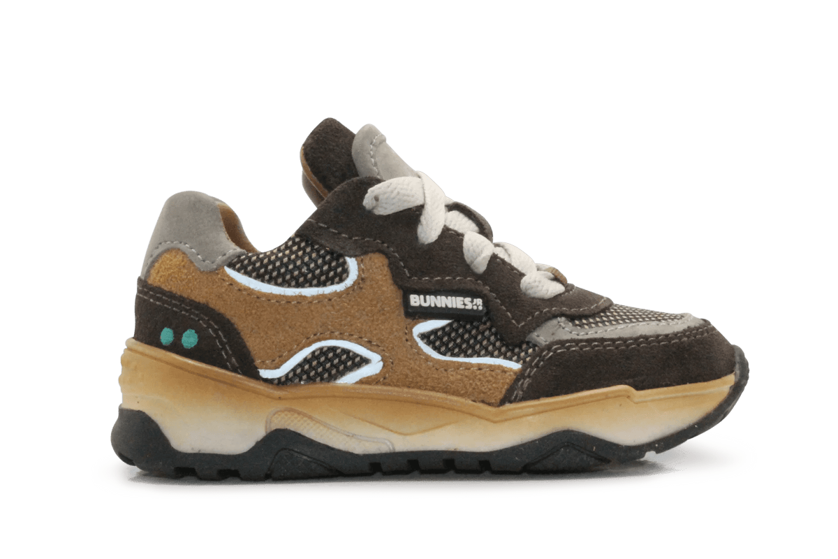 BunniesJR Chase Chunky Jongens Sneaker - Chocolate - hatshoe