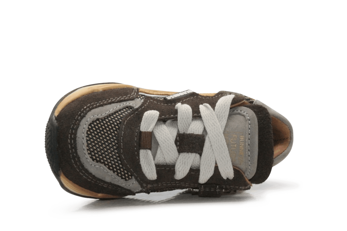 BunniesJR Chase Chunky Jongens Sneaker - Chocolate - hatshoe