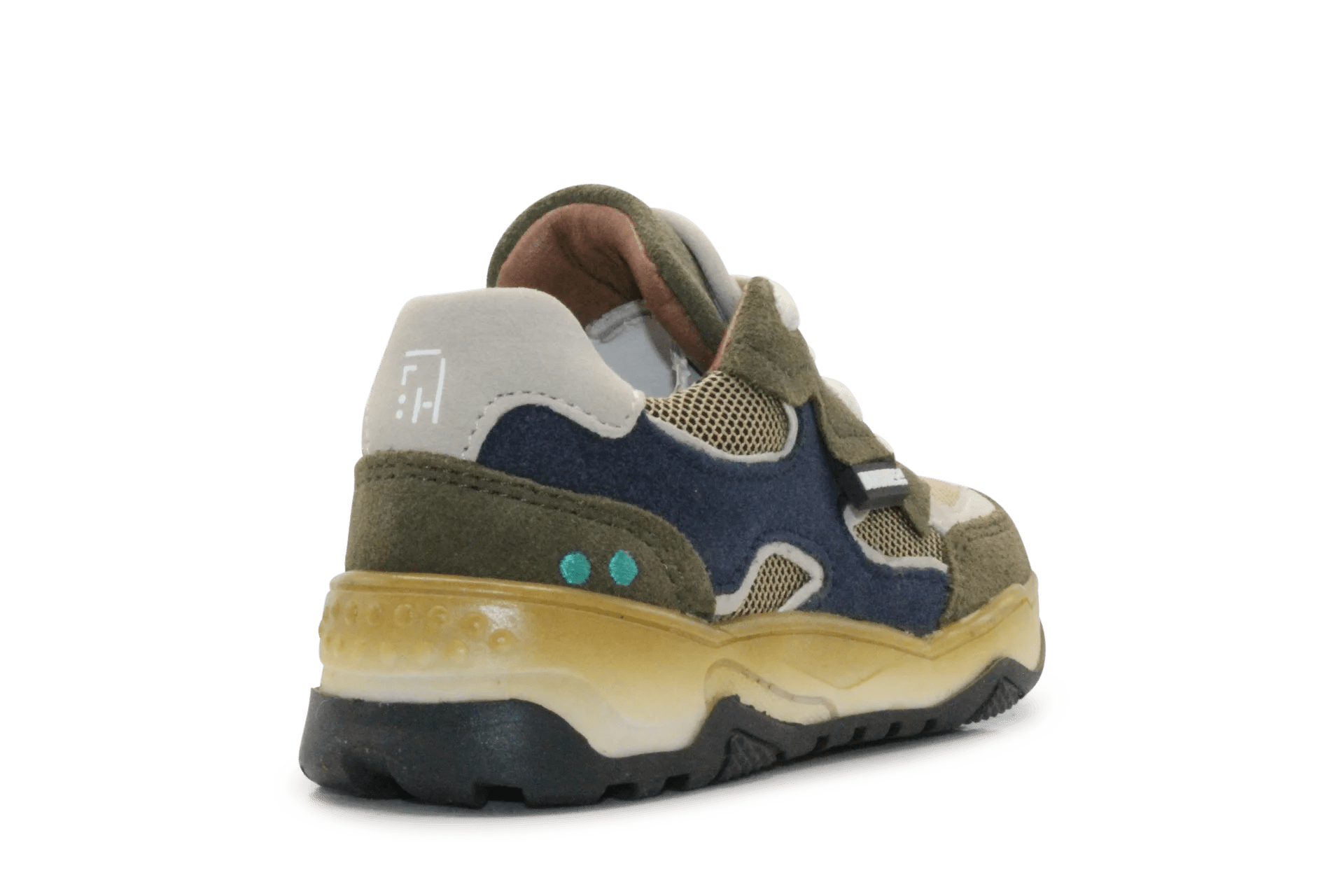 BunniesJR Chase Chunky Jongens Sneaker - Legergroen