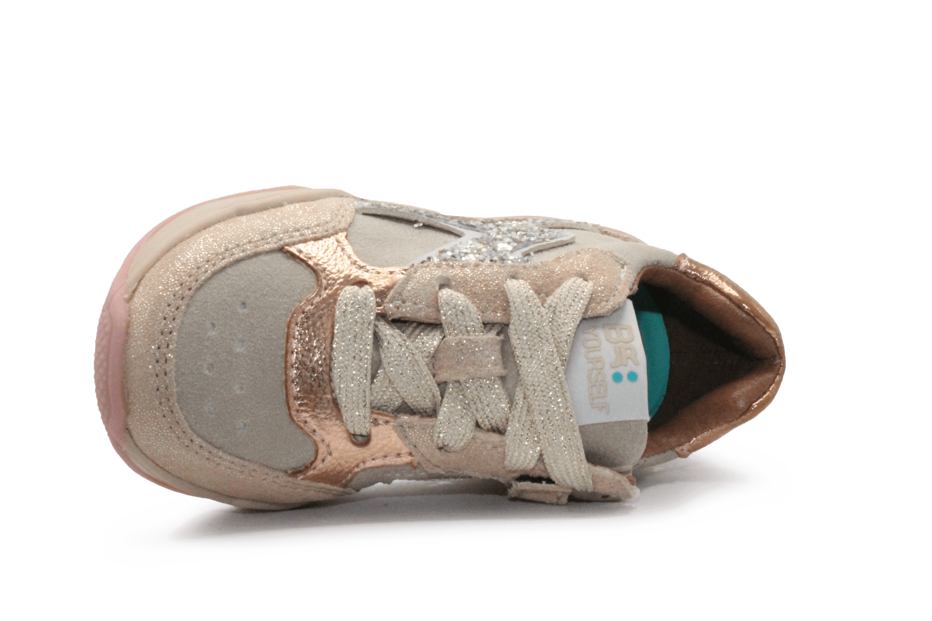 BunniesJR Cleo Chunky Meisjes Sneaker - Rose Goud - hatshoe