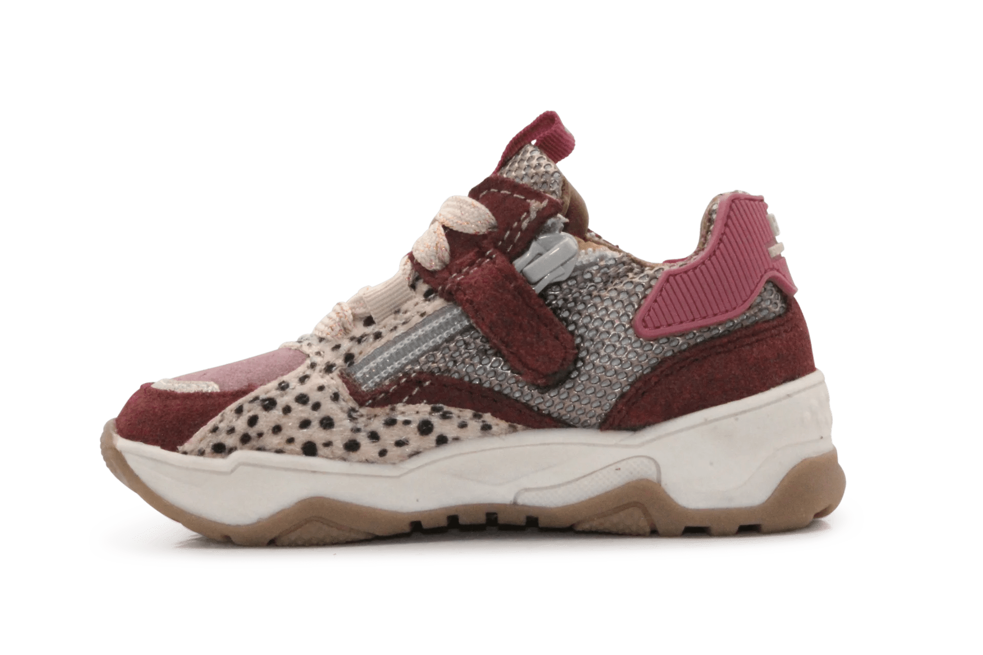 BunniesJR Cody Chunky Meisjes Sneaker - Bordeaux
