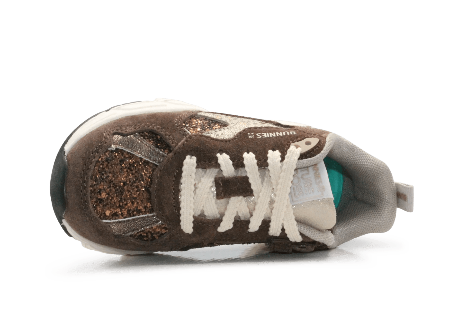 BunniesJR Daan Dash Meisjes Sneaker - Donkerbruin