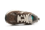 BunniesJR Daan Dash Meisjes Sneaker - Donkerbruin - hatshoe