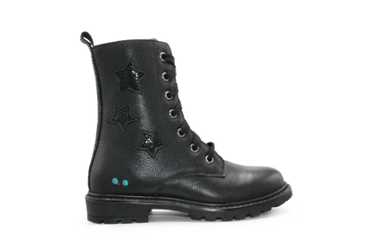 BunniesJR Hailee Happy Meisjes Boots - Zwart - hatshoe