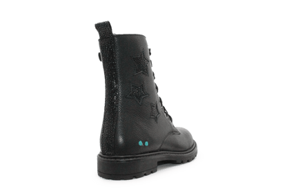 BunniesJR Hailee Happy Meisjes Boots - Zwart - hatshoe