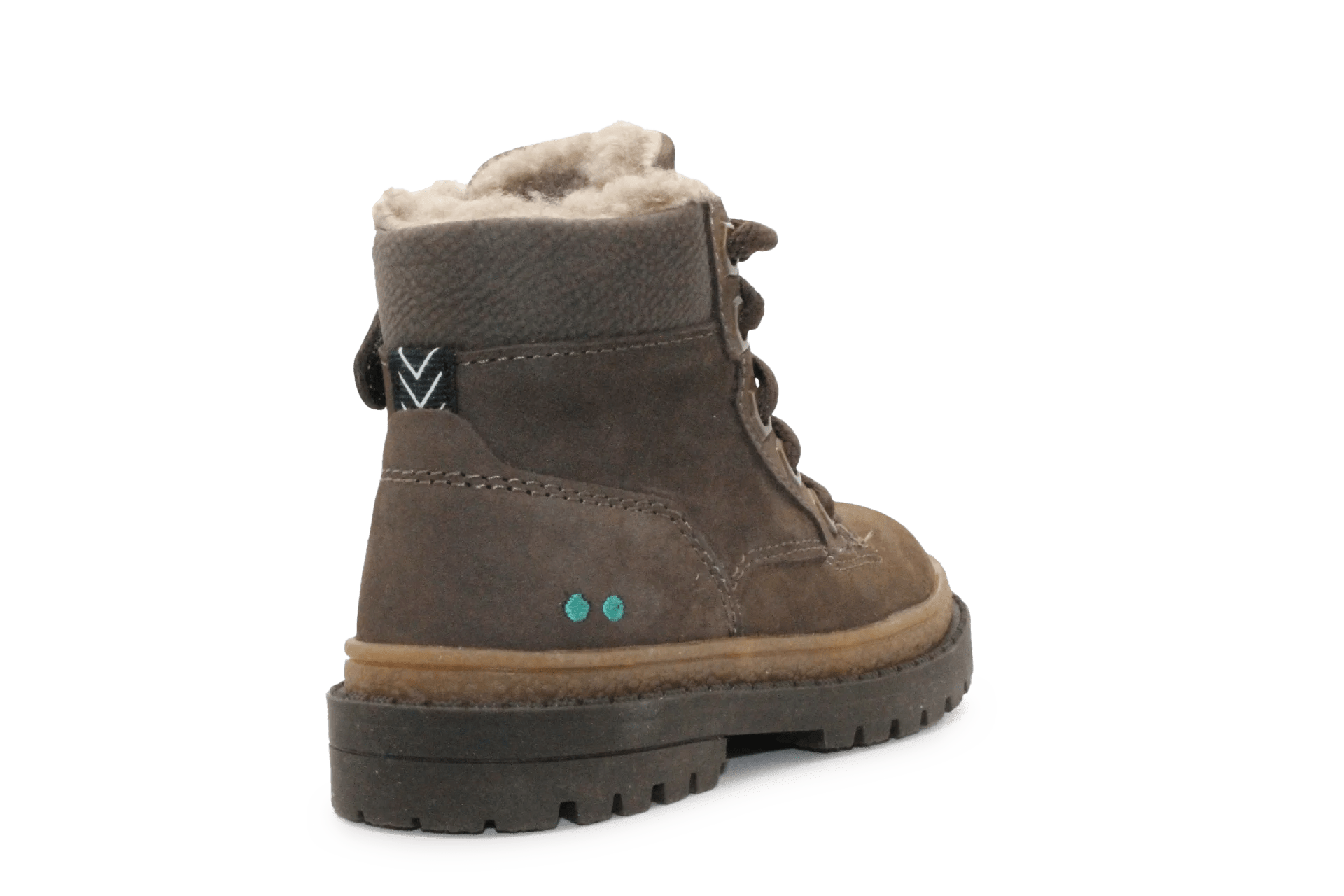 BunniesJR Jongens Schoen Thijs Trail - Donker Bruin - hatshoe