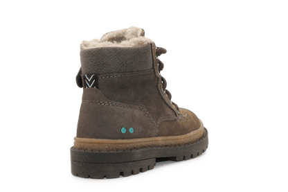 BunniesJR Jongens Schoen Thijs Trail - Donker Bruin - hatshoe