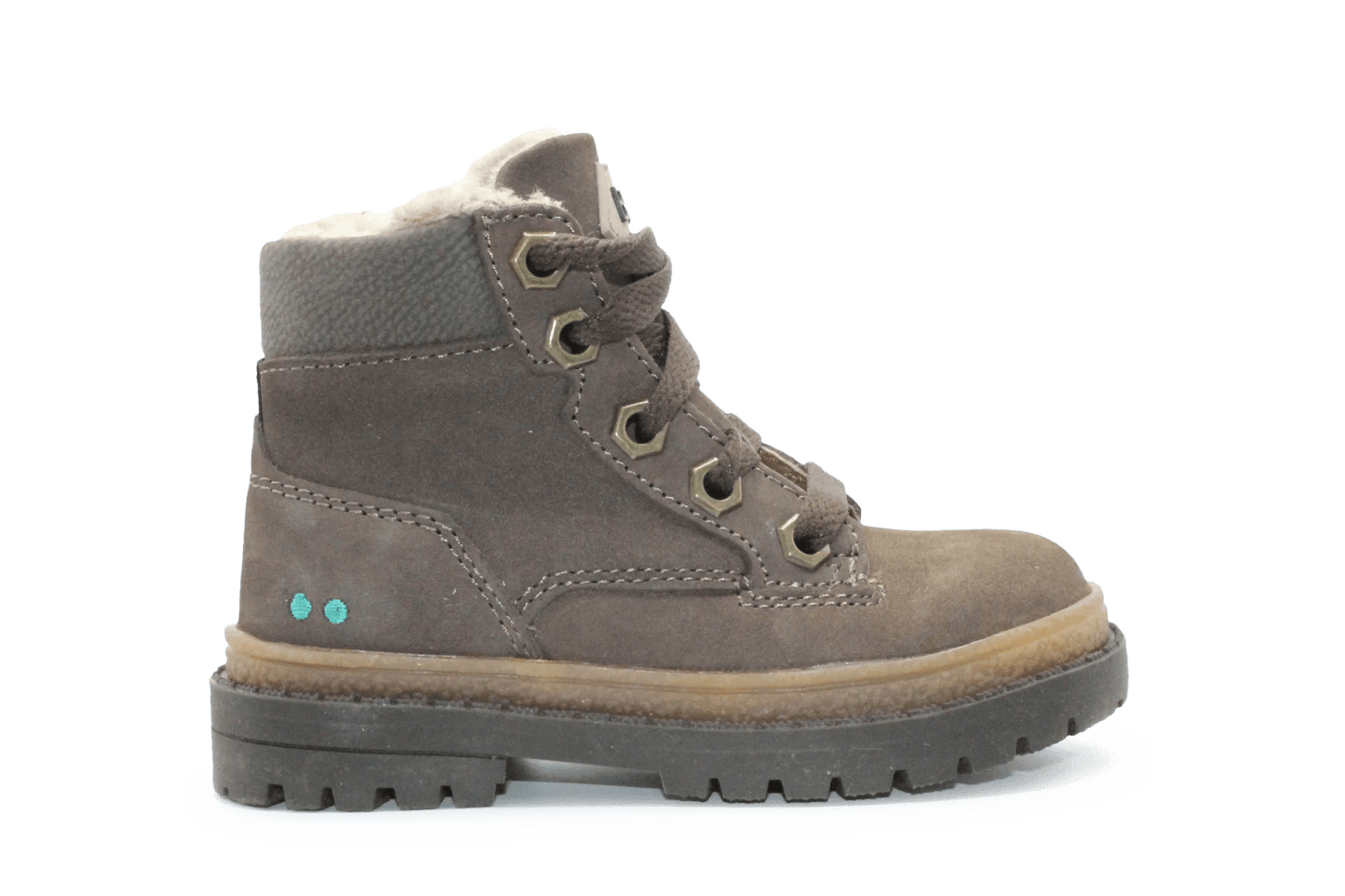 BunniesJR Jongens Schoen Thijs Trail - Donker Bruin - hatshoe