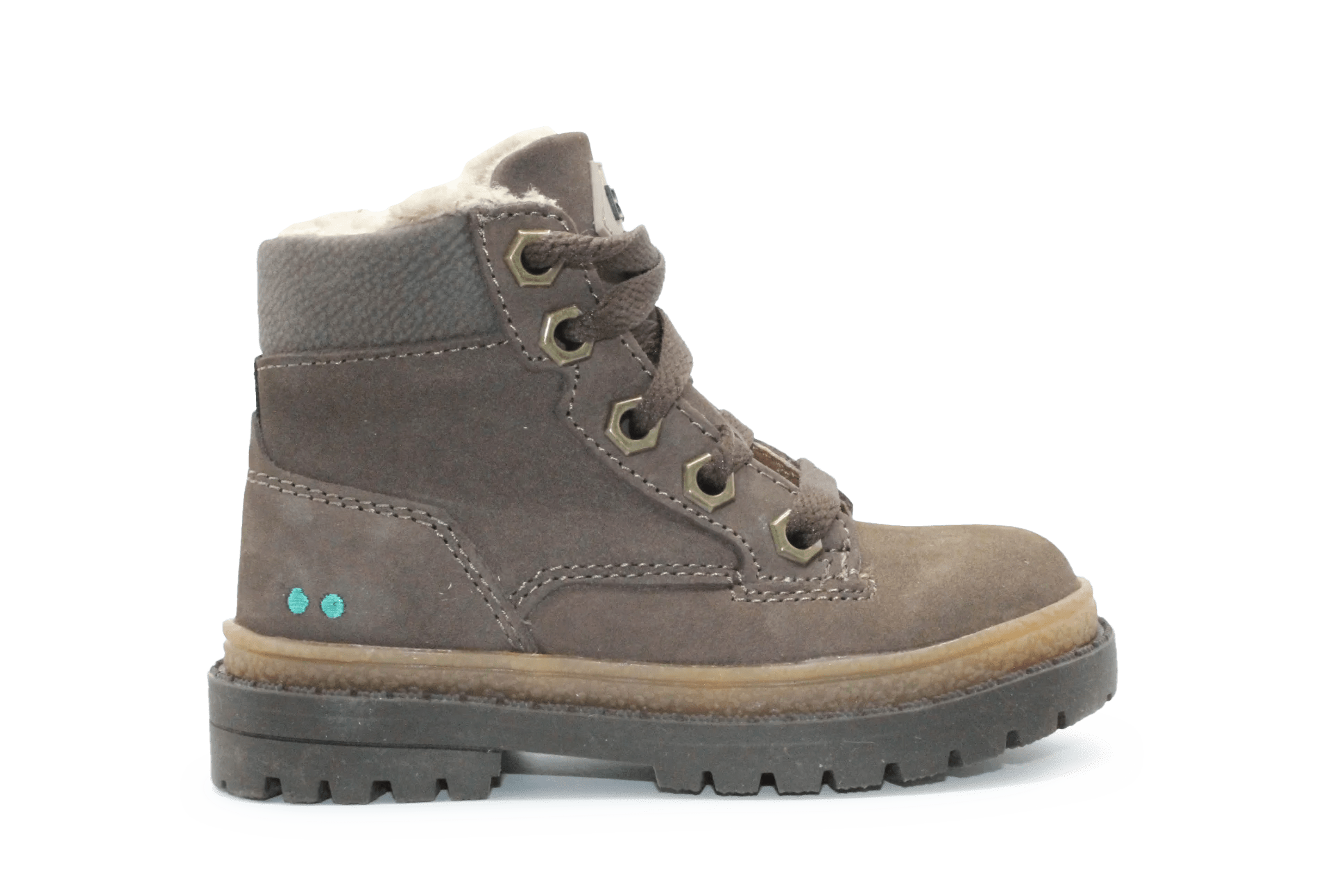 BunniesJR Jongens Schoen Thijs Trail - Donker Bruin - hatshoe