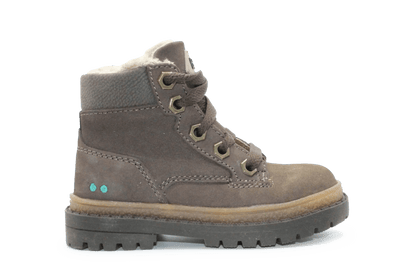 BunniesJR Jongens Schoen Thijs Trail - Donker Bruin - hatshoe