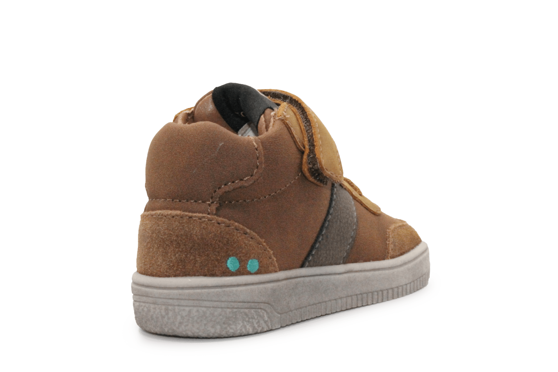 BunniesJR Jongens Sneaker Mika Mellow - Bruin - hatshoe