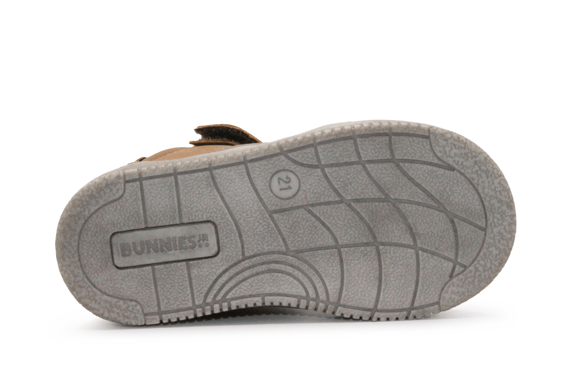 BunniesJR Jongens Sneaker Mika Mellow - Bruin - hatshoe