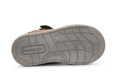 BunniesJR Jongens Sneaker Mika Mellow - Bruin - hatshoe