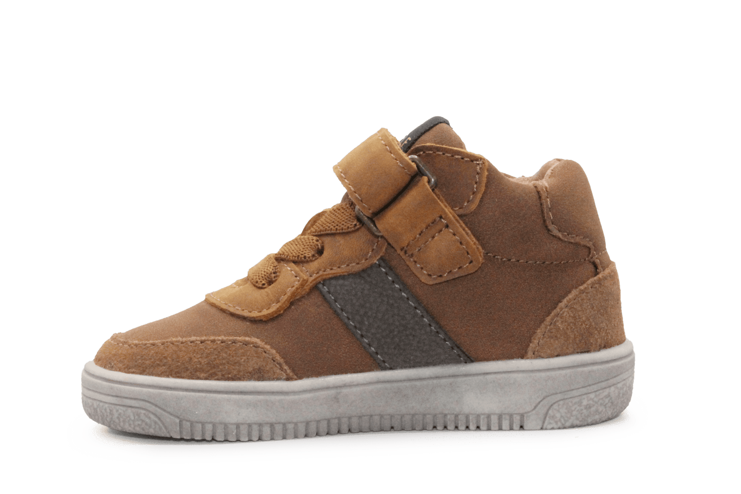 BunniesJR Jongens Sneaker Mika Mellow - Bruin - hatshoe