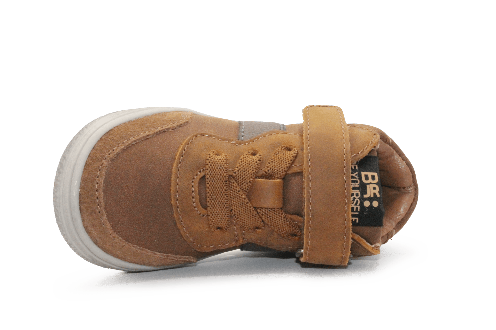 BunniesJR Jongens Sneaker Mika Mellow - Bruin - hatshoe