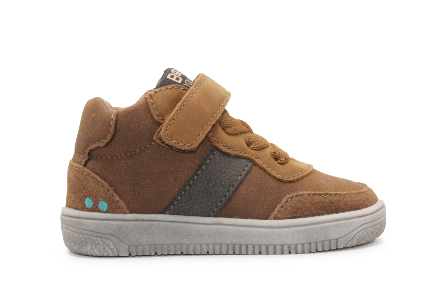 BunniesJR Jongens Sneaker Mika Mellow - Bruin - hatshoe