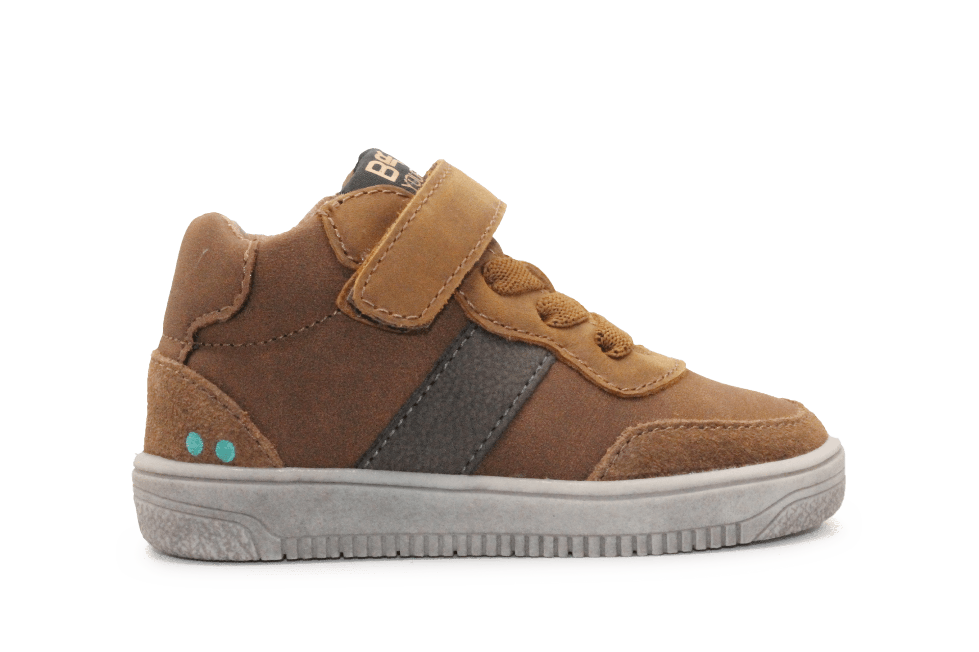 BunniesJR Jongens Sneaker Mika Mellow - Bruin - hatshoe