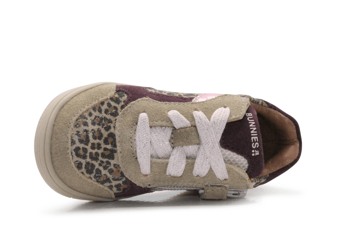 BunniesJR Maevie Mellow Meisjes Sneaker - Taupe - hatshoe