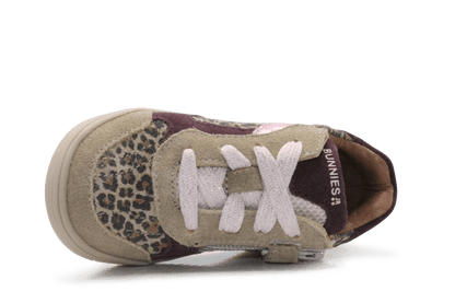 BunniesJR Maevie Mellow Meisjes Sneaker - Taupe - hatshoe