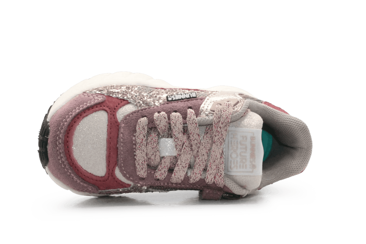 BunniesJR Reza Rush Meisjes Sneaker - Bordeaux - hatshoe