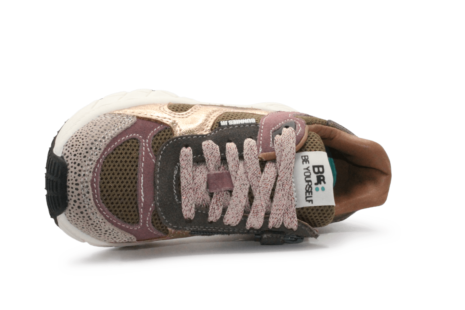 BunniesJR Reza Rush Meisjes Sneaker - Brons Groen - hatshoe