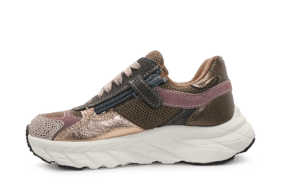 BunniesJR Reza Rush Meisjes Sneaker - Brons Groen - hatshoe