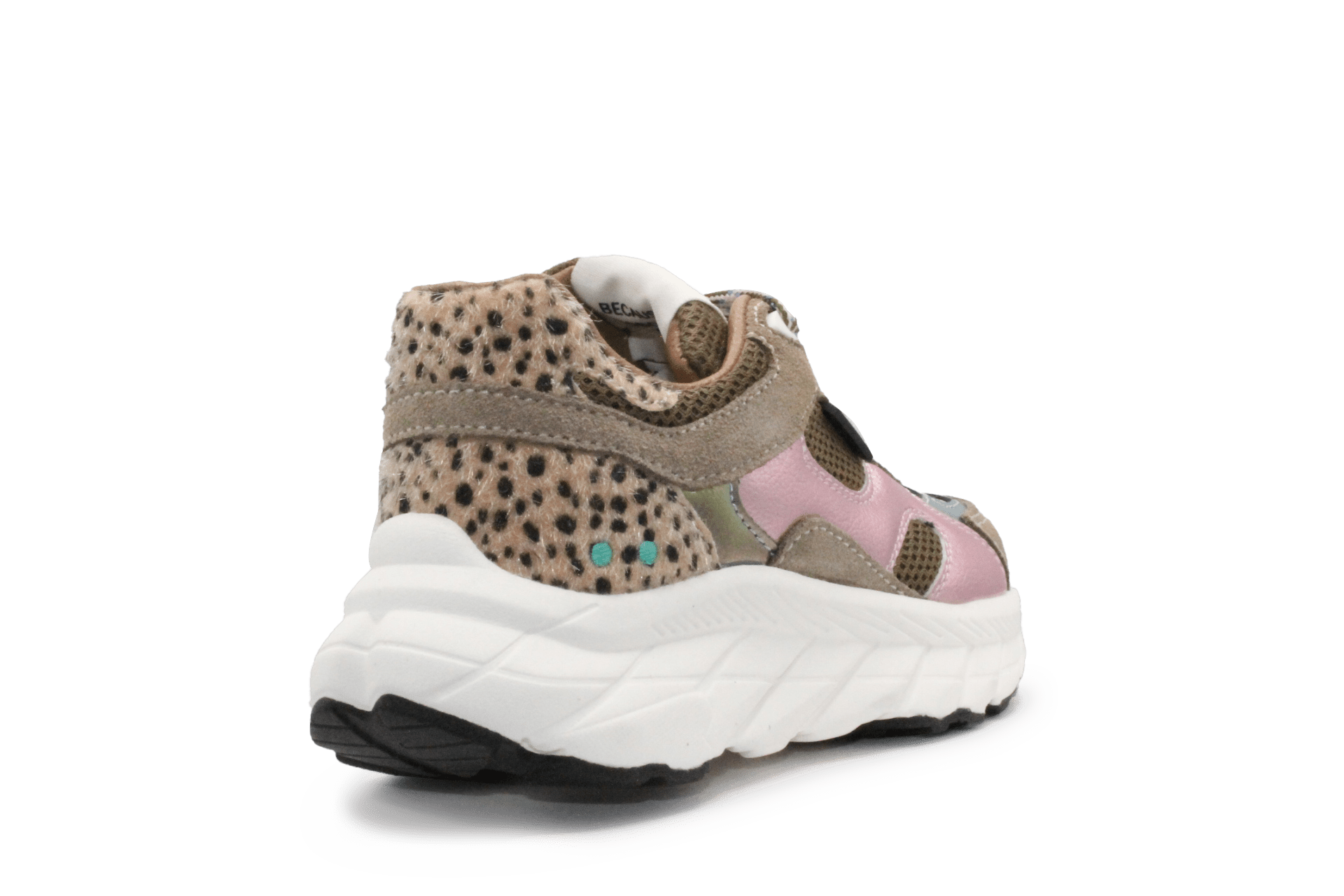 BunniesJR Reza Rush Meisjes Sneaker - Groen Stippel - hatshoe