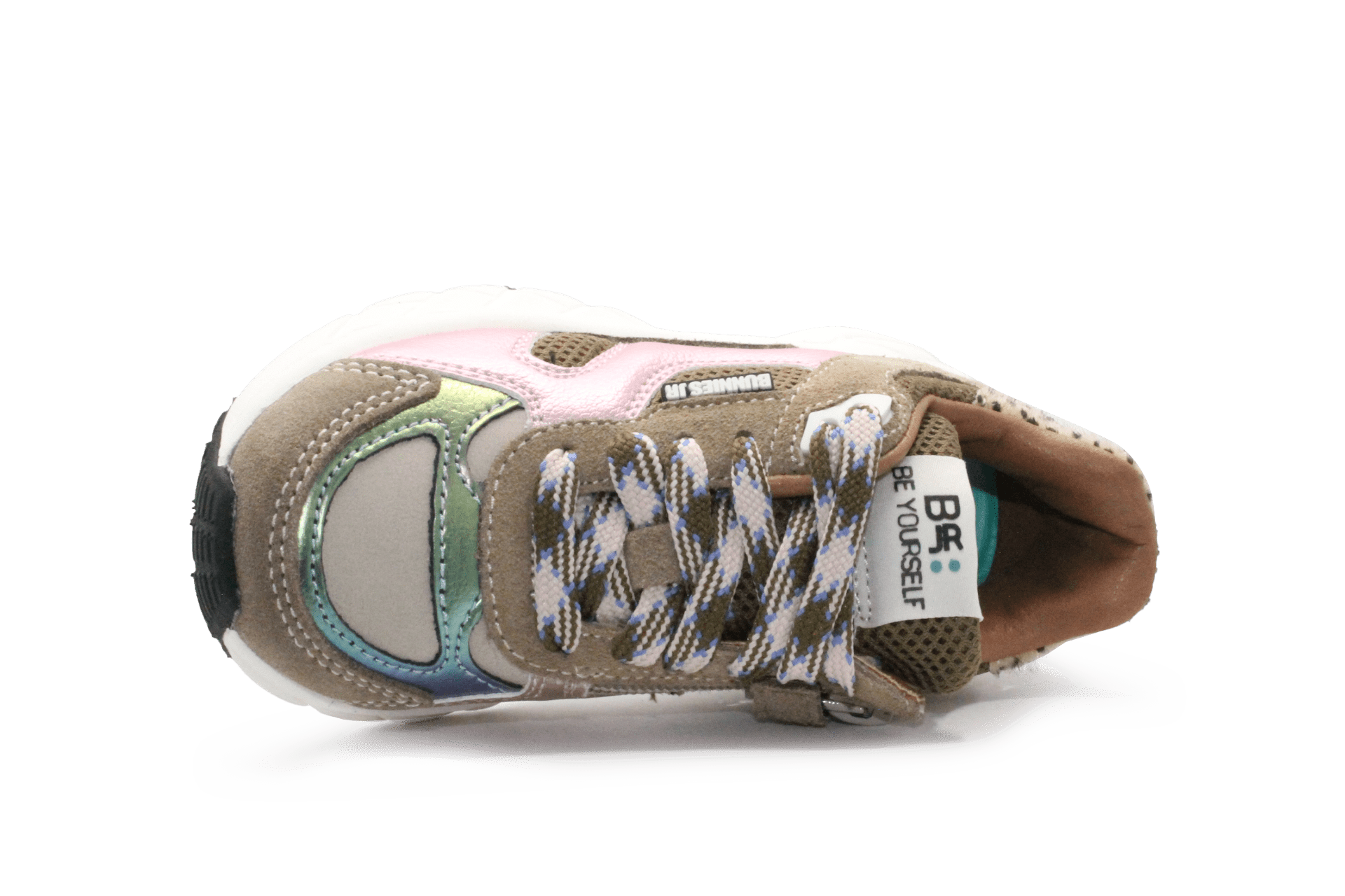 BunniesJR Reza Rush Meisjes Sneaker - Groen Stippel - hatshoe