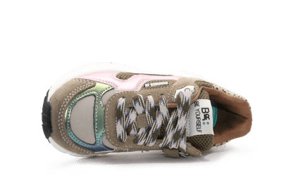 BunniesJR Reza Rush Meisjes Sneaker - Groen Stippel - hatshoe