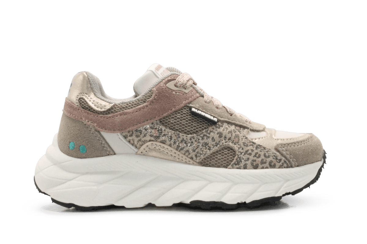 BunniesJR Reza Rush Meisjes Sneaker - Taupe - hatshoe