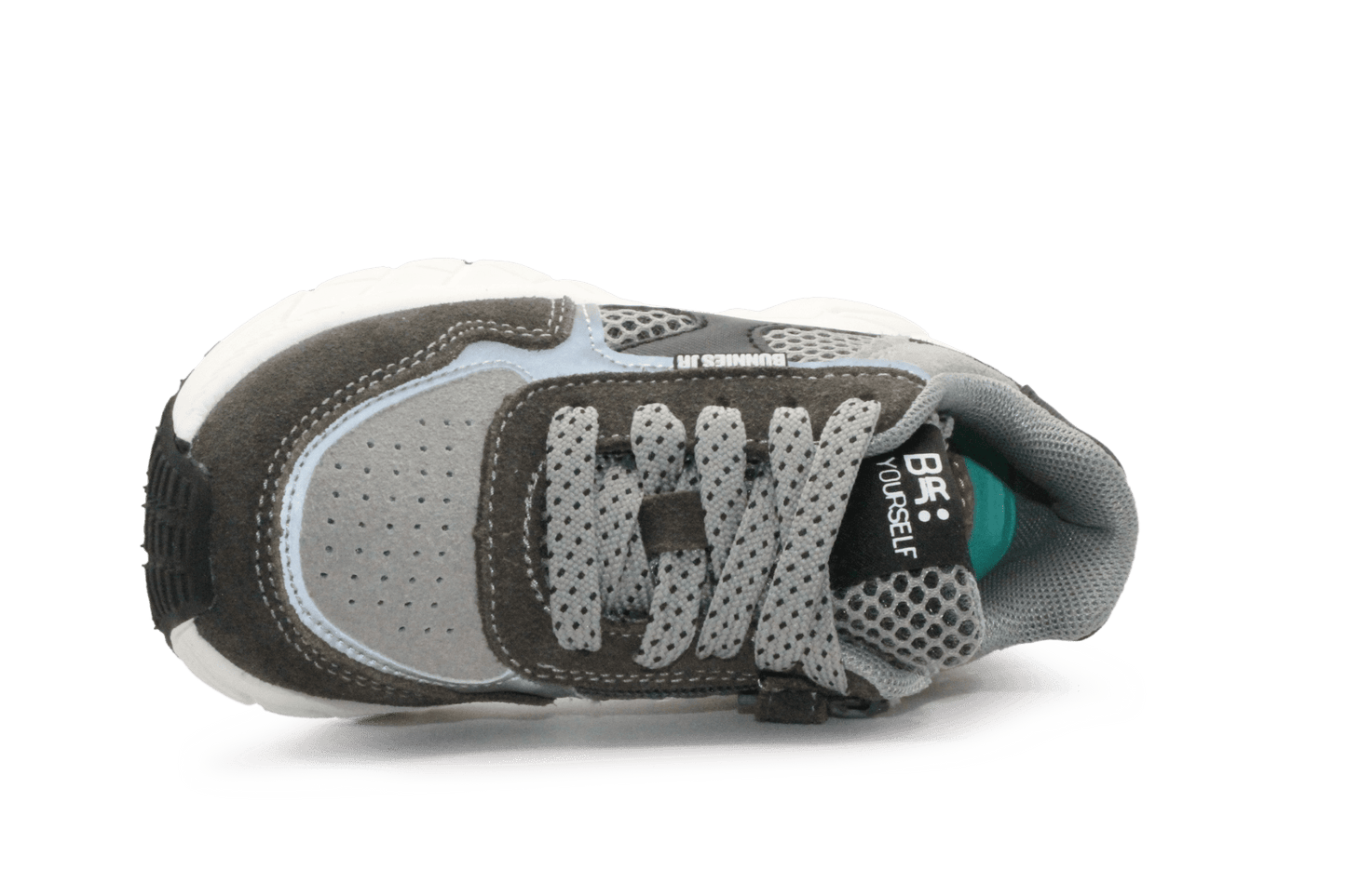 BunniesJR Rio Rush Jongens Sneaker - Grijs - hatshoe