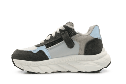 BunniesJR Rio Rush Jongens Sneaker - Grijs - hatshoe