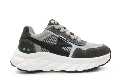 BunniesJR Rio Rush Jongens Sneaker - Grijs - hatshoe
