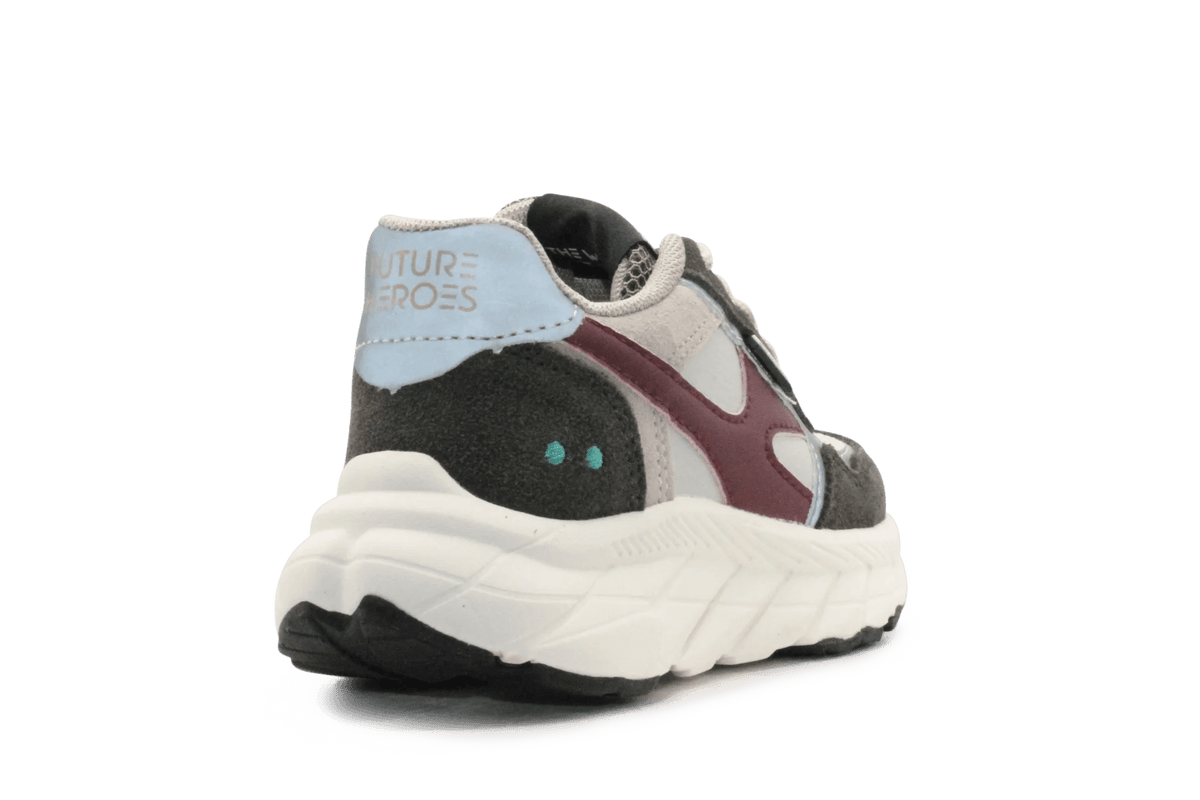 BunniesJR Rio Rush Jongens Sneaker - Grijs - hatshoe