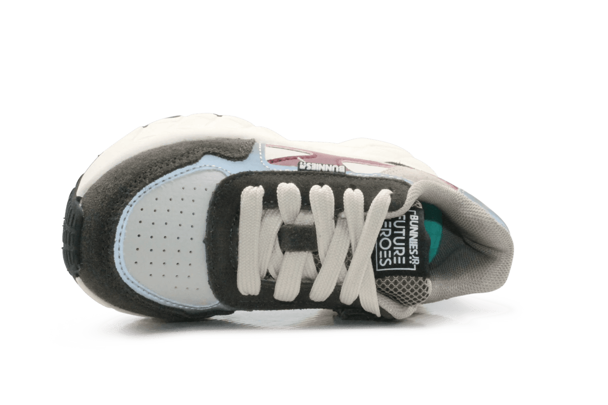 BunniesJR Rio Rush Jongens Sneaker - Grijs - hatshoe