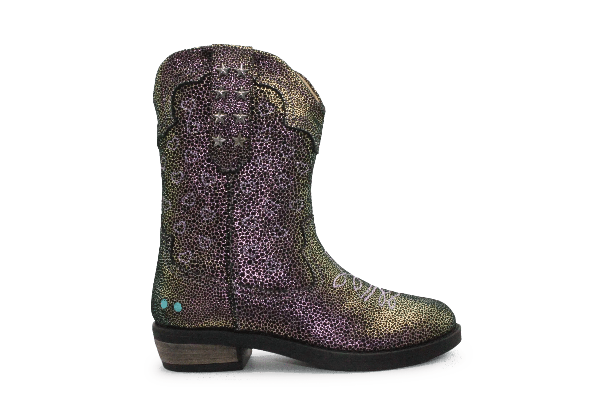 BunniesJR Romee Rodeo Cowboyboots - Regenboog - hatshoe